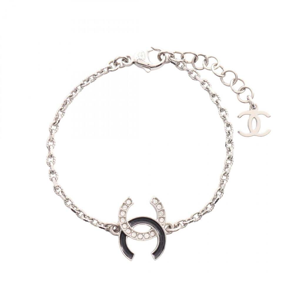 Chanel Cc Logo Bracelet Silver-Tone #327671C12B